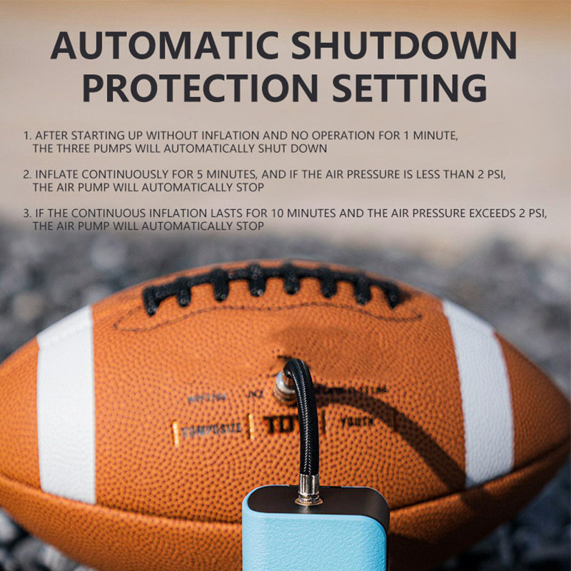 ROCKBROS 42520006001 Portable Digital Display Basketball Football Inflator Wireless Electric Air Pump ROCKBROS 42520006001 Portable Digital Display Basketball Football Inflator Wireless Electric Air Pump